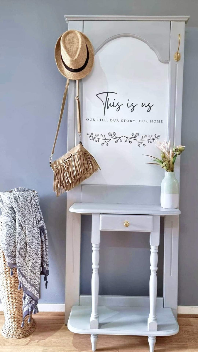 Refurbished Hall Stand Cerise Reclaimed Home Decor