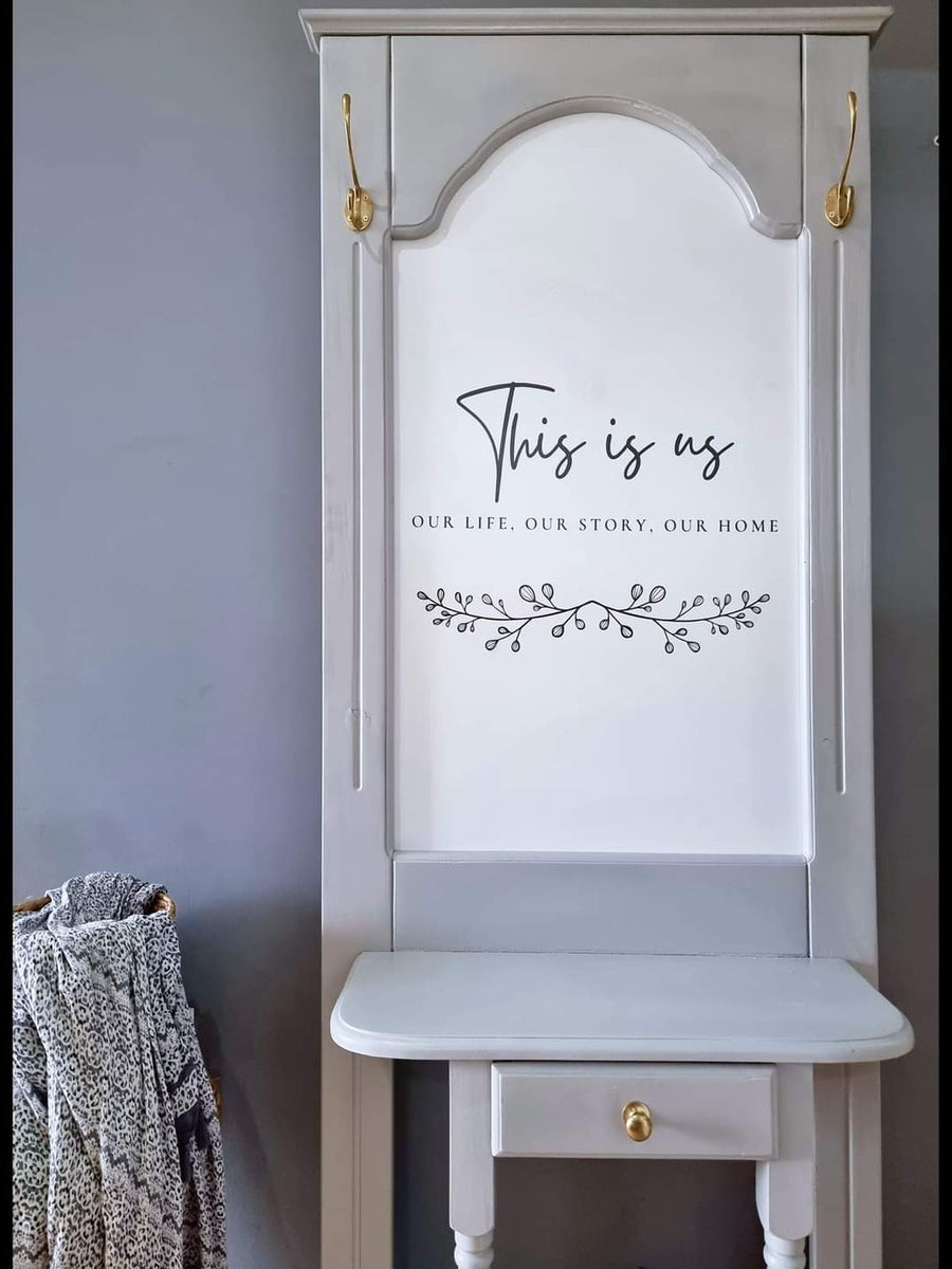 Refurbished Hall Stand Cerise Reclaimed Home Decor