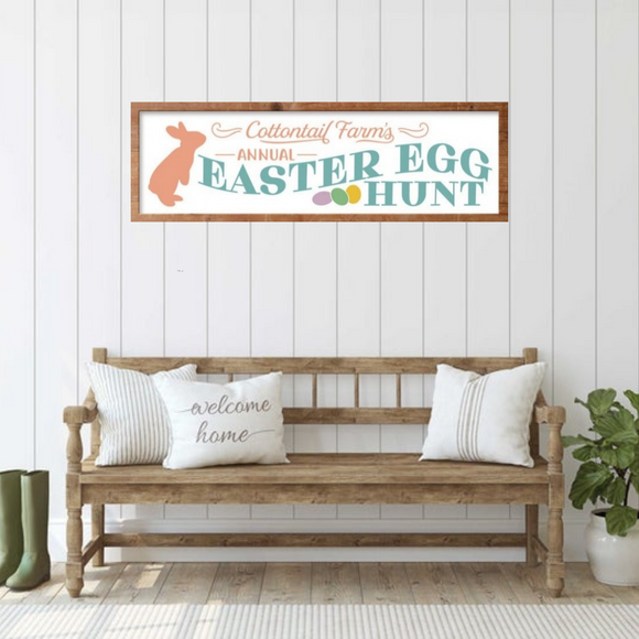 Colourful Easter Egg Hunt Sign