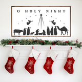 Framed Nativity Sign