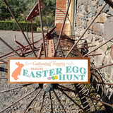 Colourful Easter Egg Hunt Sign