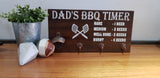 DAD'S BBQ TIMER TOOL RACK