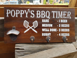 DAD'S BBQ TIMER TOOL RACK