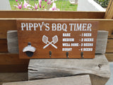 DAD'S BBQ TIMER TOOL RACK