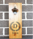 Personalised Wall Mounted Bottle Opener