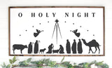 Framed Nativity Sign