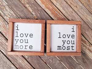 I Love you more, I Love You The Most Set