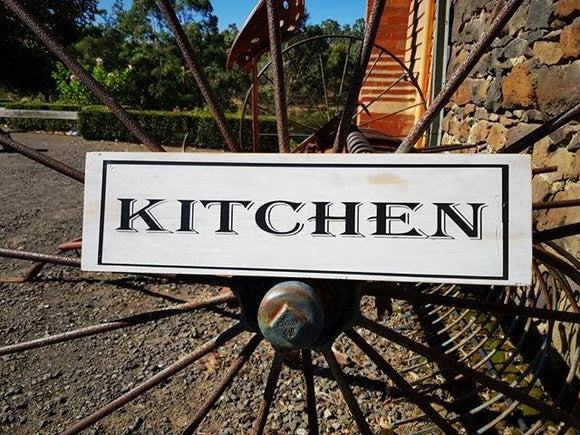 Rustic kitchen Sign