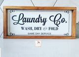 Laundry & CO Sign