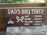 DAD'S BBQ TIMER TOOL RACK