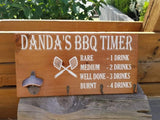 DAD'S BBQ TIMER TOOL RACK